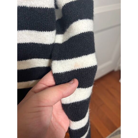 J.Crew Chunky Crewneck Sweater Supersoft Yarn Wool Alpaca Blend Cropped Size XL - Picture 7 of 7